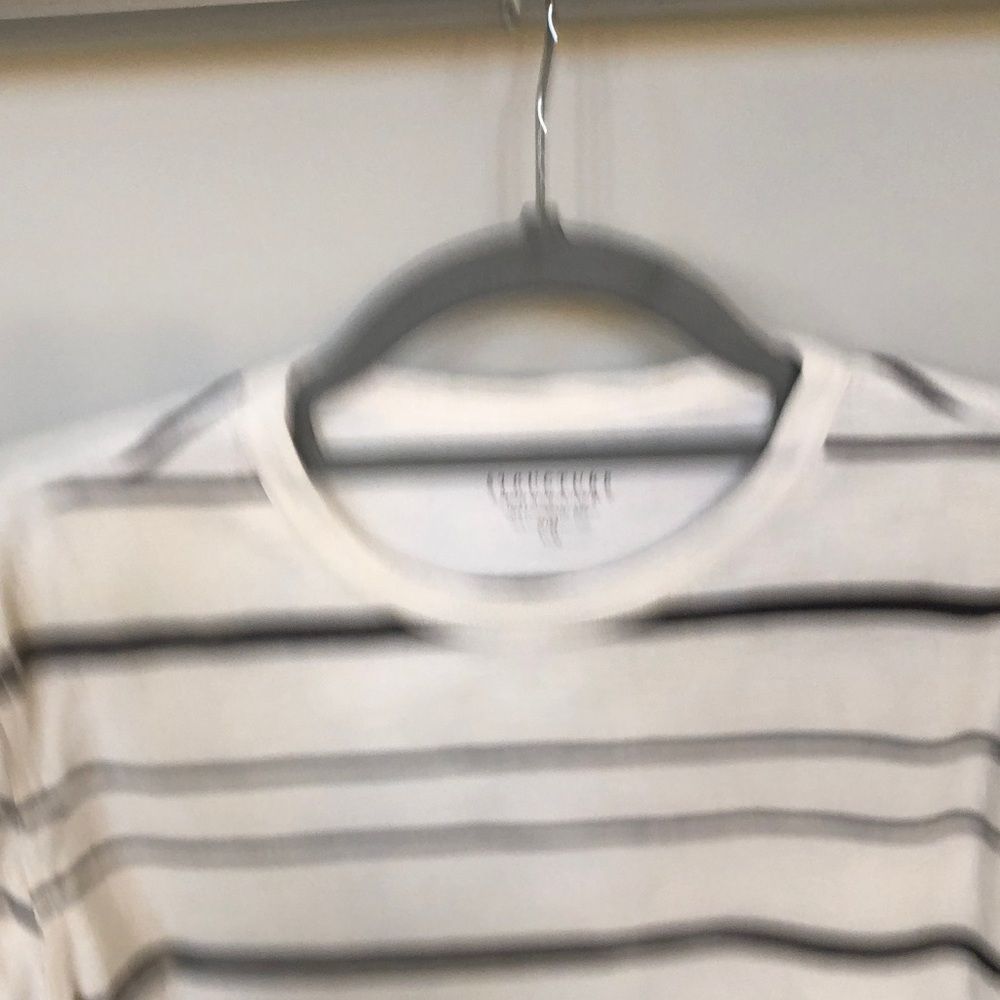 Structure Men's Long Sleeve Shirt - White With Bl… - image 2